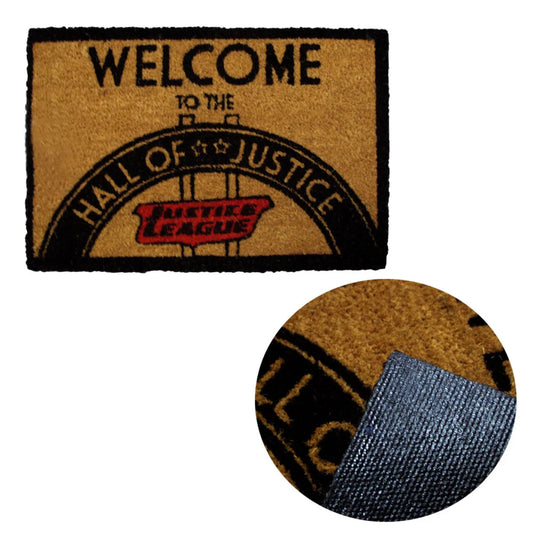 Door Mat DC Comics Coir Hall Of Justice - Home & Garden