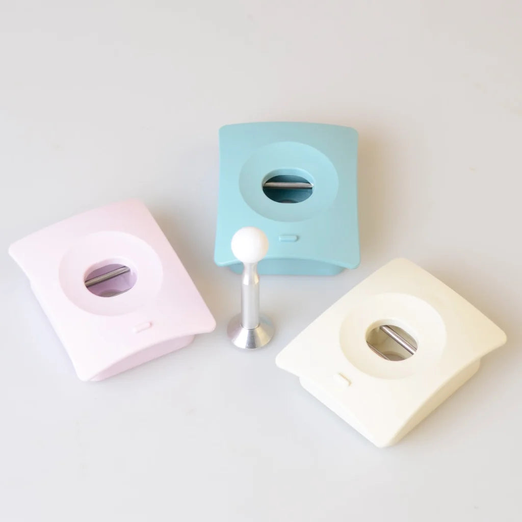Door Stopper Wall Mount Adhesive Catch Hole 4X - Blue