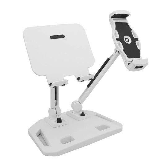Double Arm Stand Holder Universal and Adjustable - White