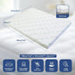 Double Bamboo Memory Foam Mattress Topper 7-Zone 8cm