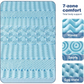 Double Bamboo Memory Foam Mattress Topper 7-Zone 8cm