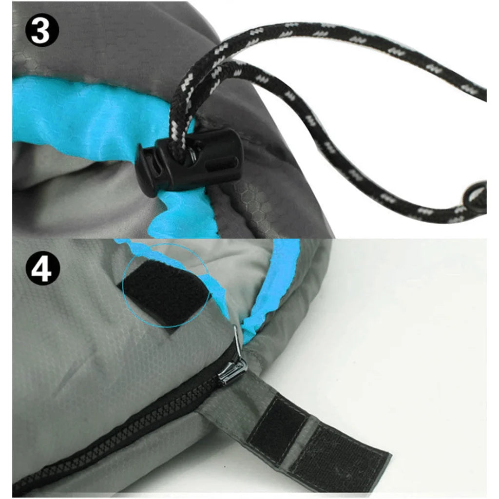 Double Camping Envelope Twin Sleeping Bag Thermal Tent
