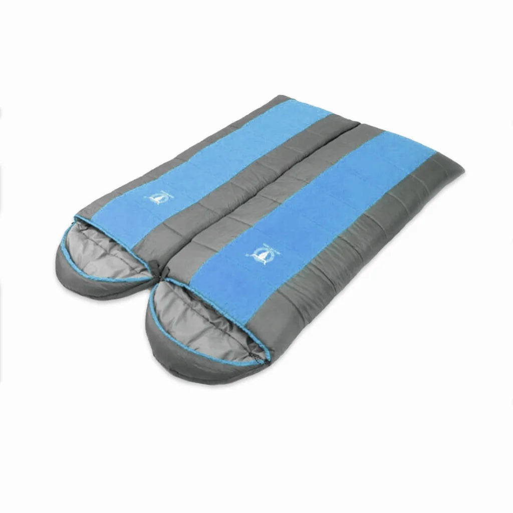 Double Camping Envelope Twin Sleeping Bag Thermal Tent