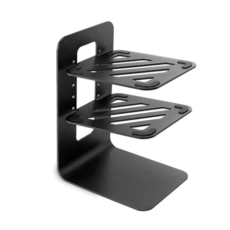 Double Layer Portable All-Aluminum Laptop Stand With Cooling Speaker-1915198134091386880