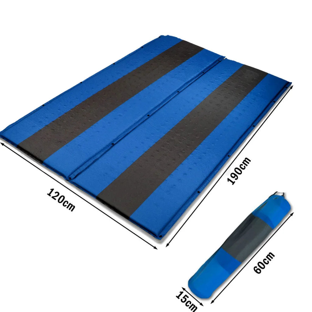 Double Self Inflating Mattress Sleeping Mat Air Bed Camping