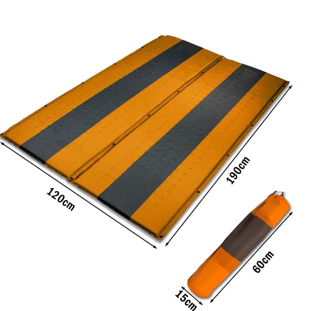 Double Self Inflating Mattress Sleeping Mat Air Bed Camping