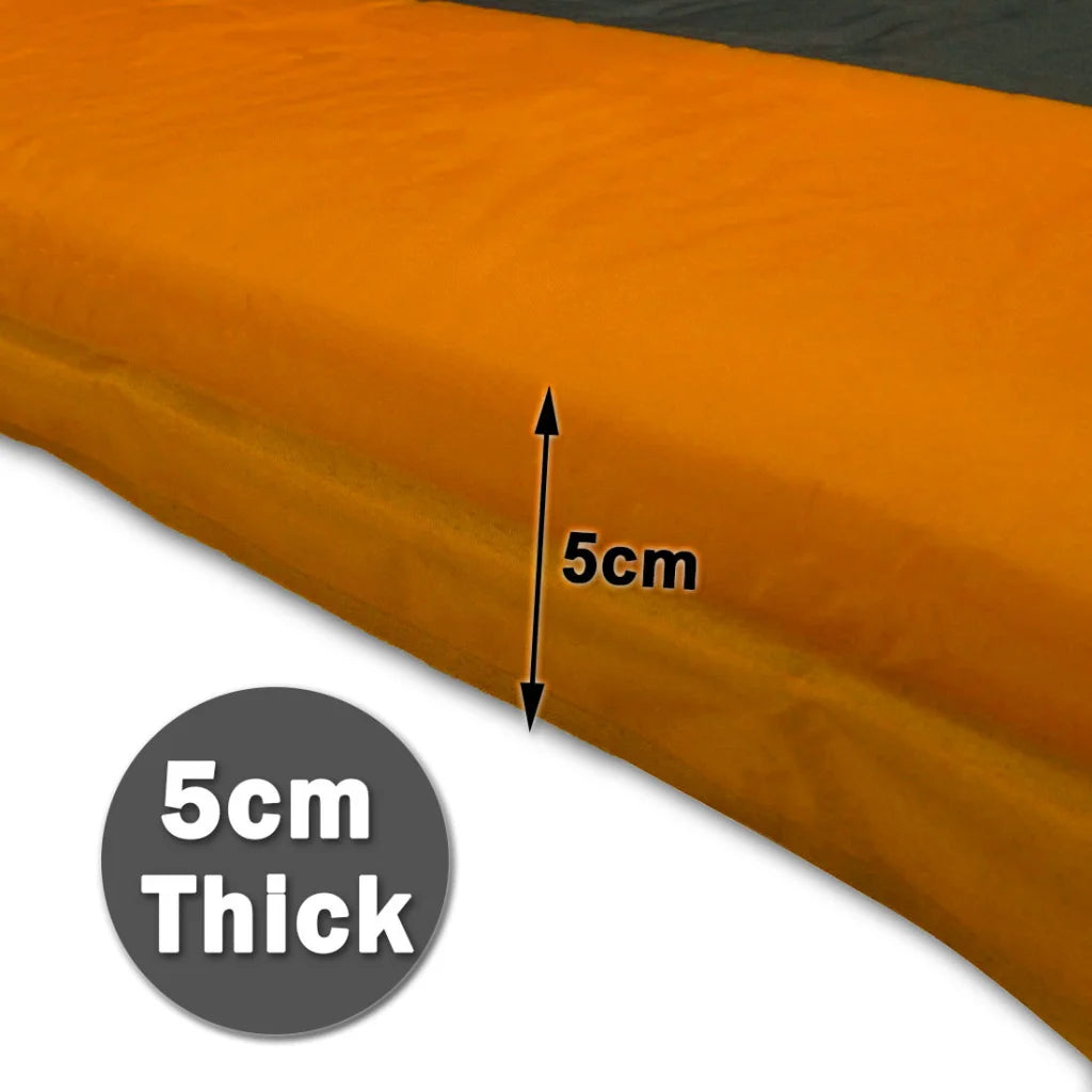 Double Self Inflating Mattress Sleeping Mat Air Bed Camping