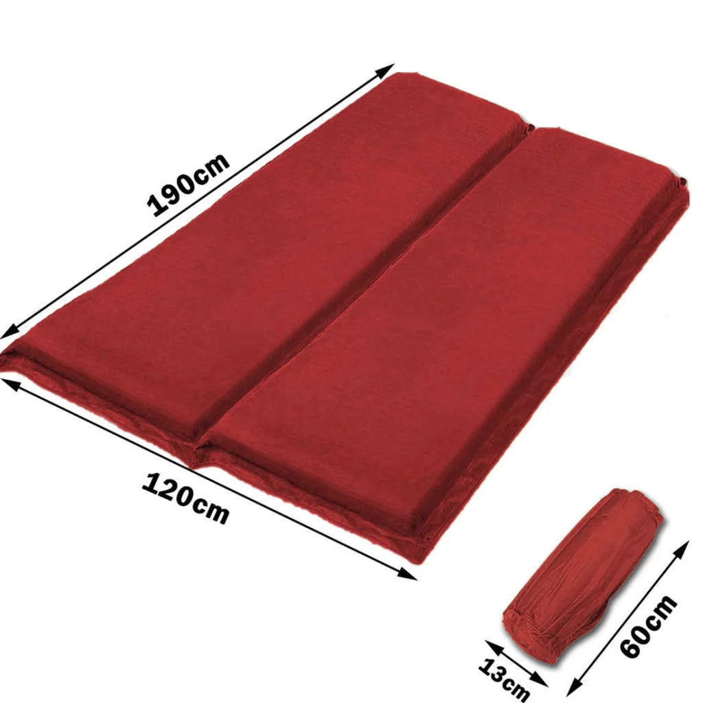 Double Self Inflating Mattress Sleeping Sedue Mat Air Bed