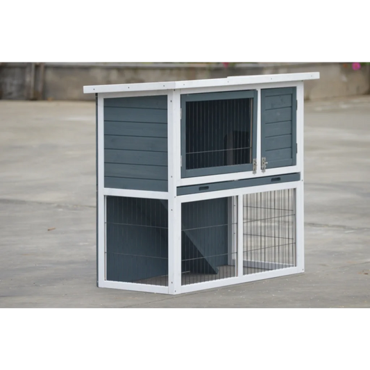 Double Storey Rabbit Hutch Guinea Pig Cage Ferret Cage