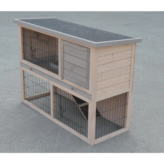 Double Storey Rabbit Hutch Guinea Pig Cage Ferret Cage