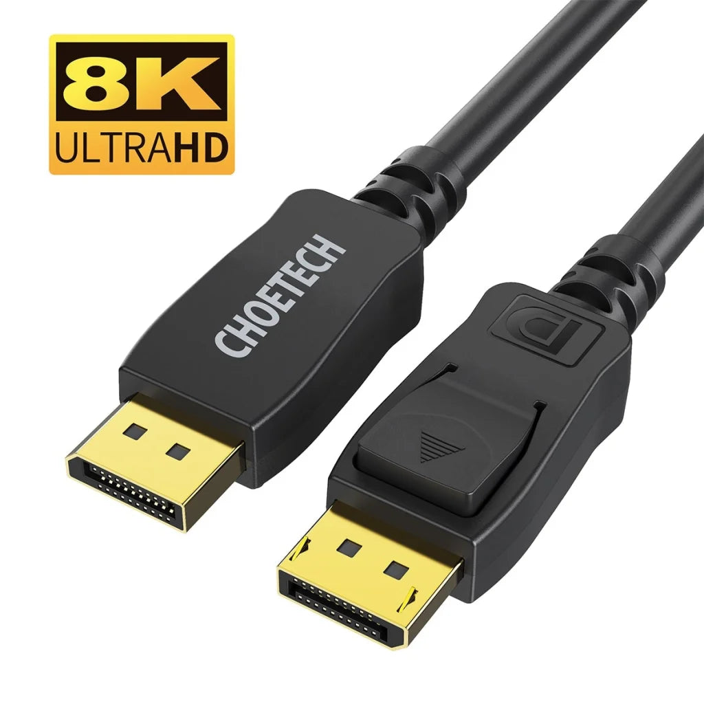 DP to DP Cable CHOETECH XDD01 2M 8K 60Hz