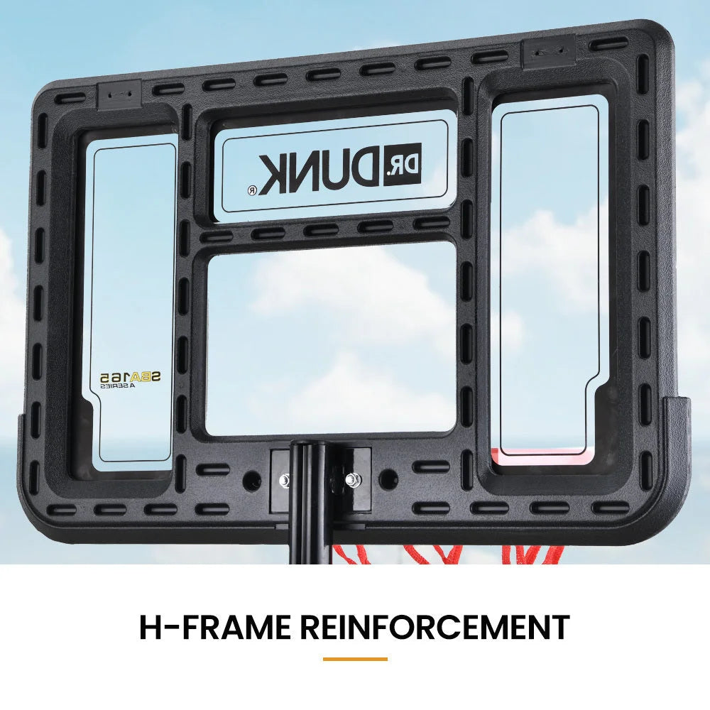 DR. DUNK Portable Kids Basketball Hoop Stand System 1.15m