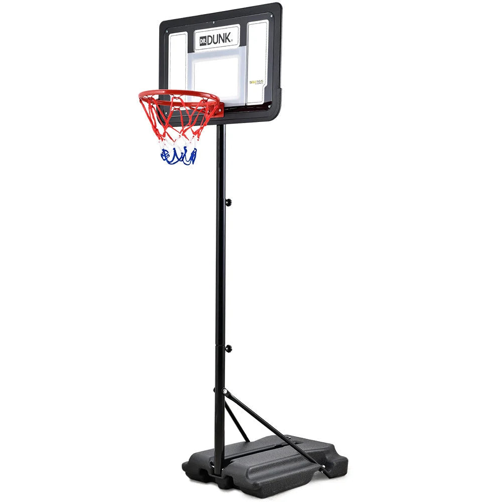 DR. DUNK Portable Kids Basketball Hoop Stand System 1.15m