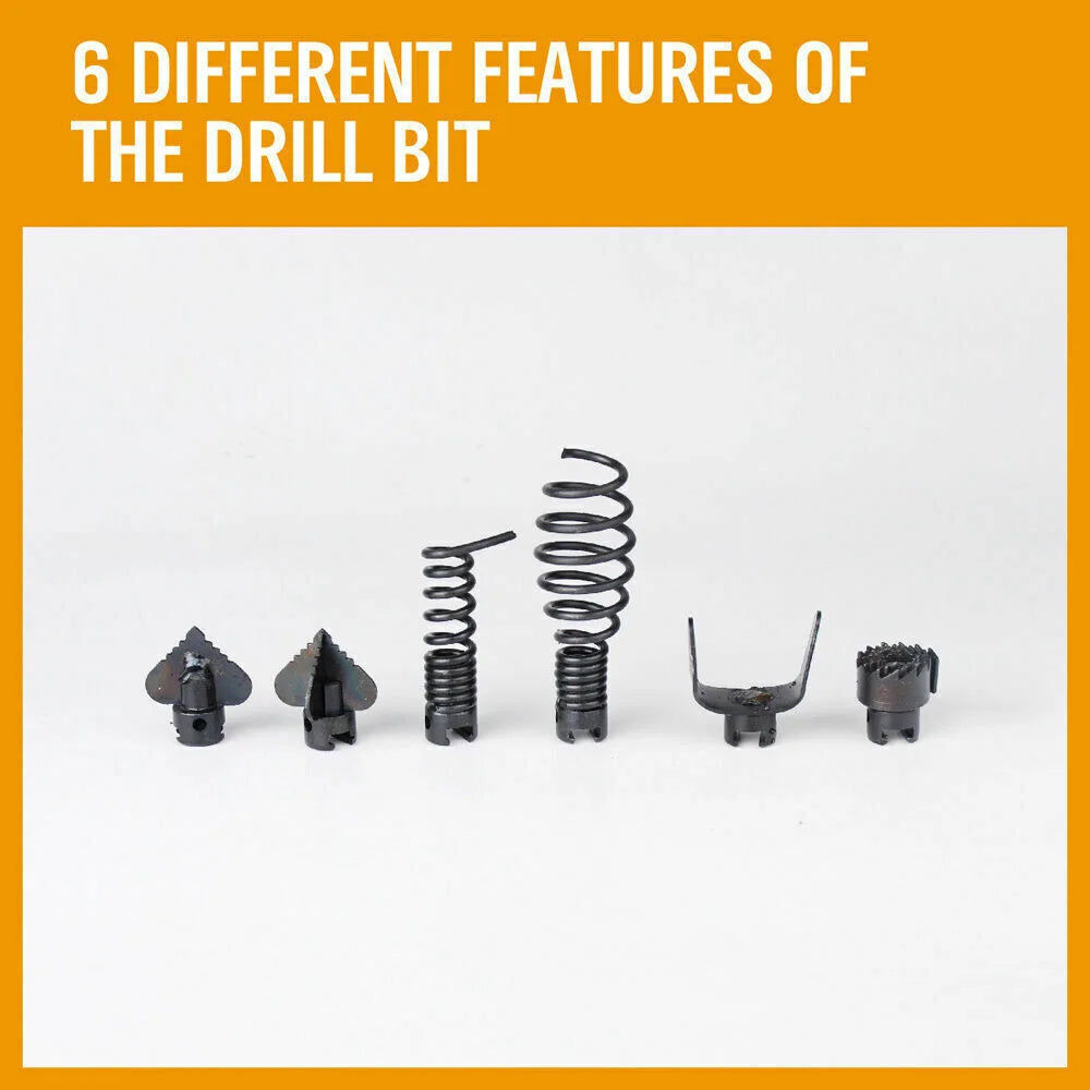 Drain Cleaner 400W Eel Rigid Plumbing Sewerage Pipe Machine