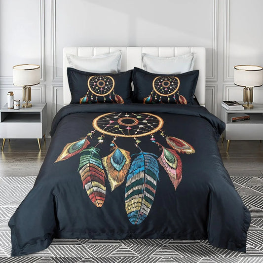 Dream Catcher Quilt Cover Set - Queen Size - Home & Garden