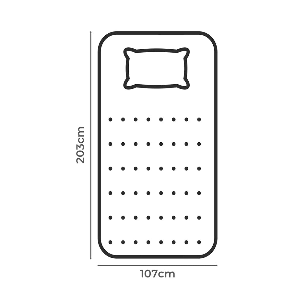 Dreamz Pillowtop Mattress Topper thickness 5cm 138