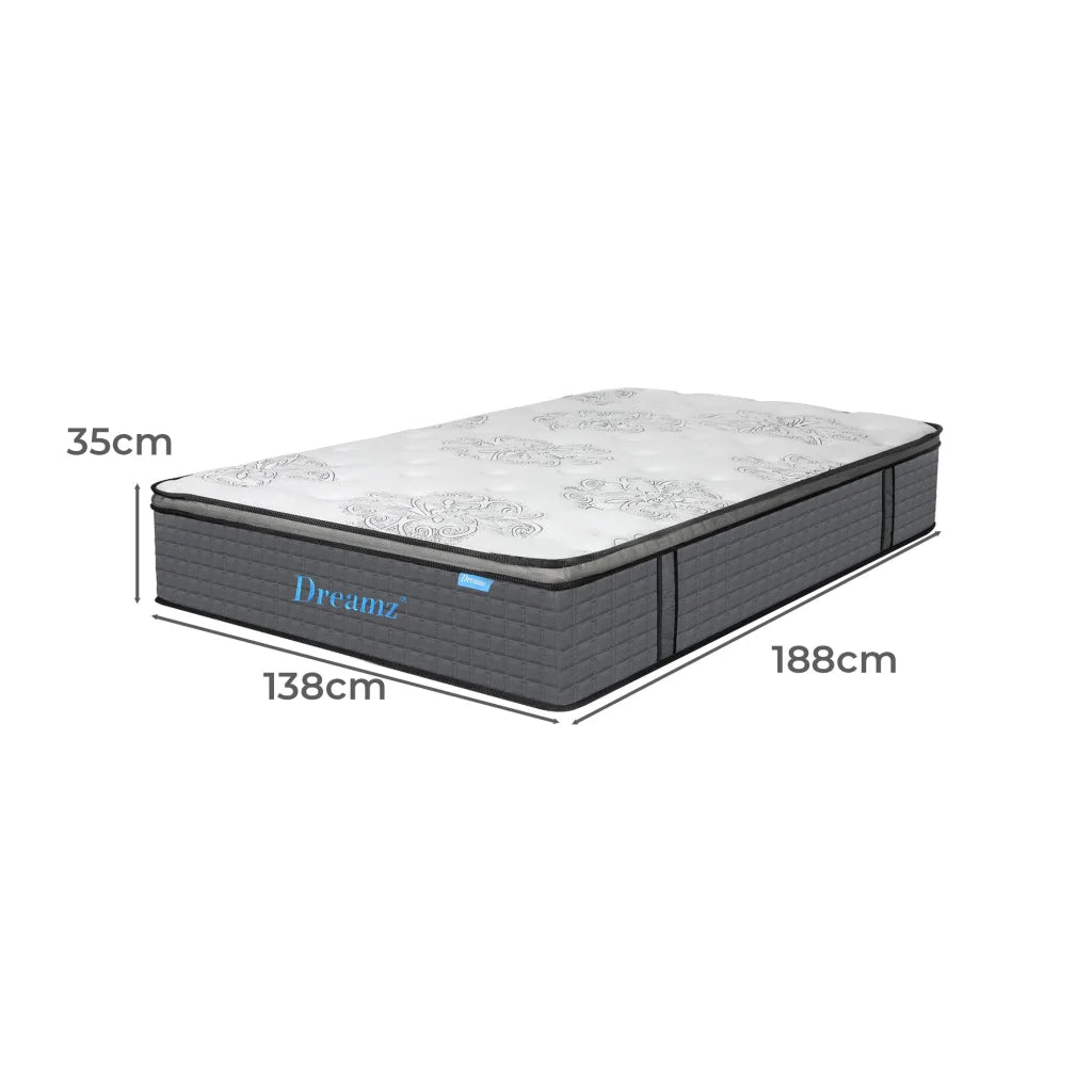 Dreamz Spring Mattress Bed Pocket Egg Double-1975420367128367106