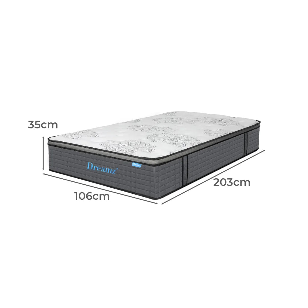 Dreamz Spring Mattress Bed Pocket Egg King Single-1975420367304527874