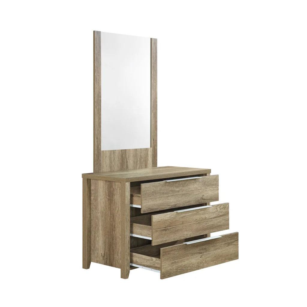 Dresser Cielo 3 Drawers - Oak Colour - Bedroom