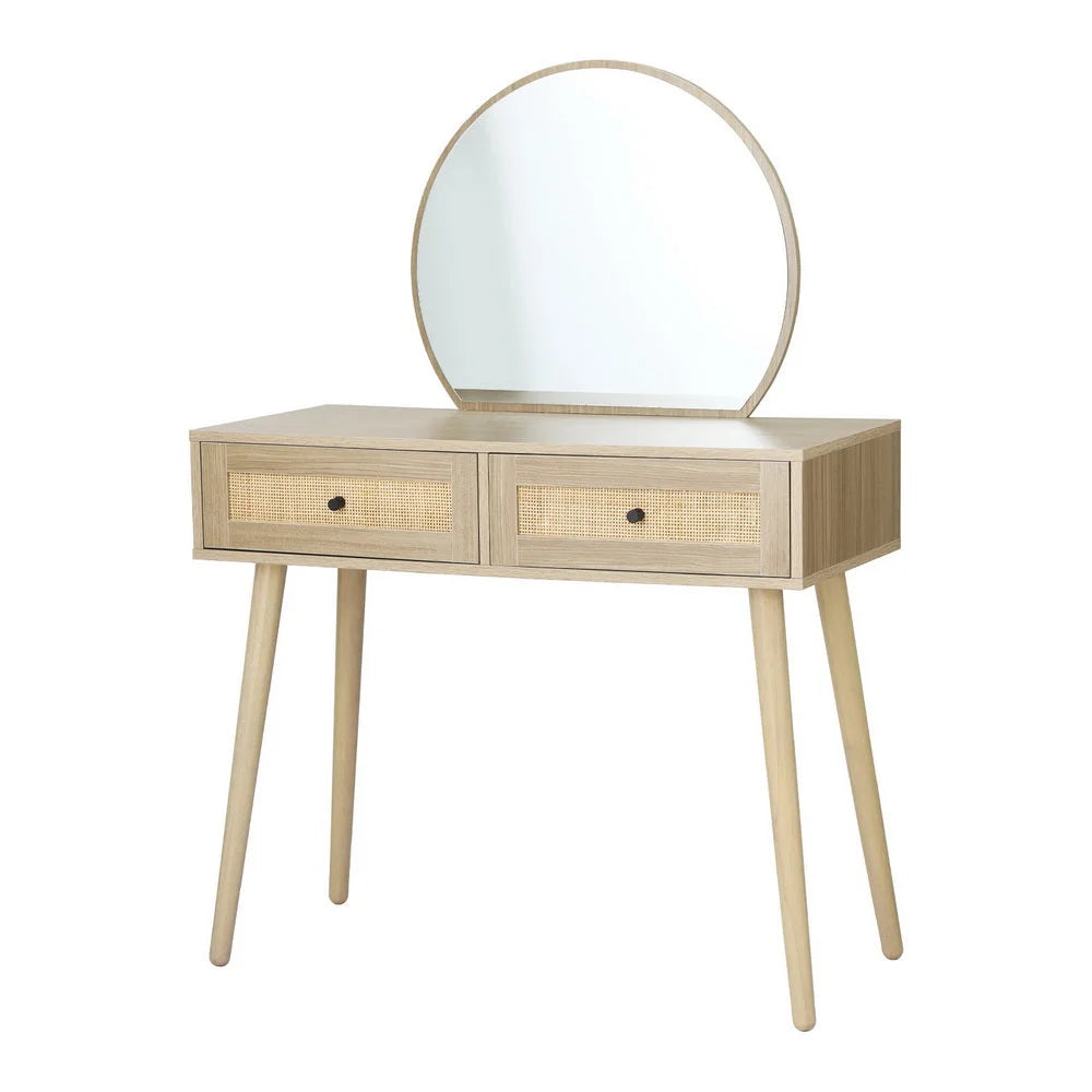 Dressing Table Set Rattan - Frances - Furniture