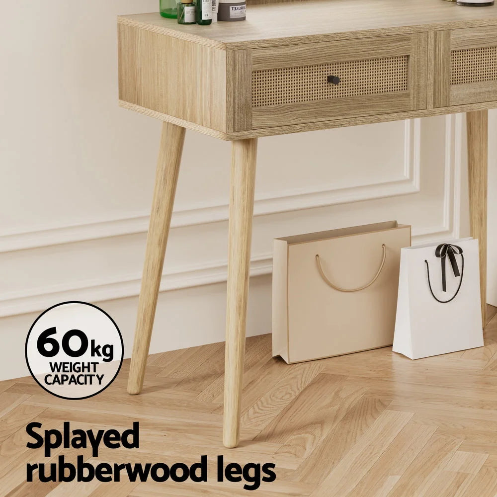 Dressing Table Set Rattan - Frances - Furniture