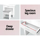 Dressing Table with Mirror and Stool Jewellery Cabinet