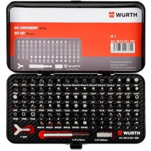 Drill Bit Set Wurth Universal 90pc Assortment - Tools