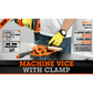 Drill Press Bench Vice 90mm Quick Release Clamp Jaw