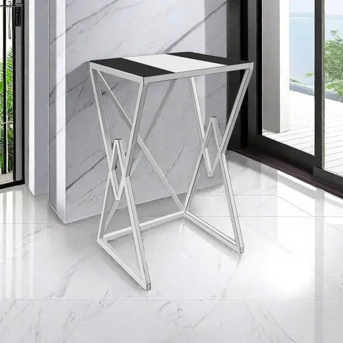 Dryer stand shelf with open shelves and sturdy supports