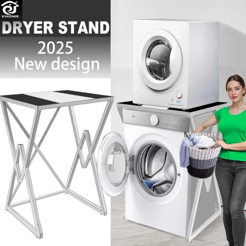 Dryer stand shelf with slim posts and mounting brackets