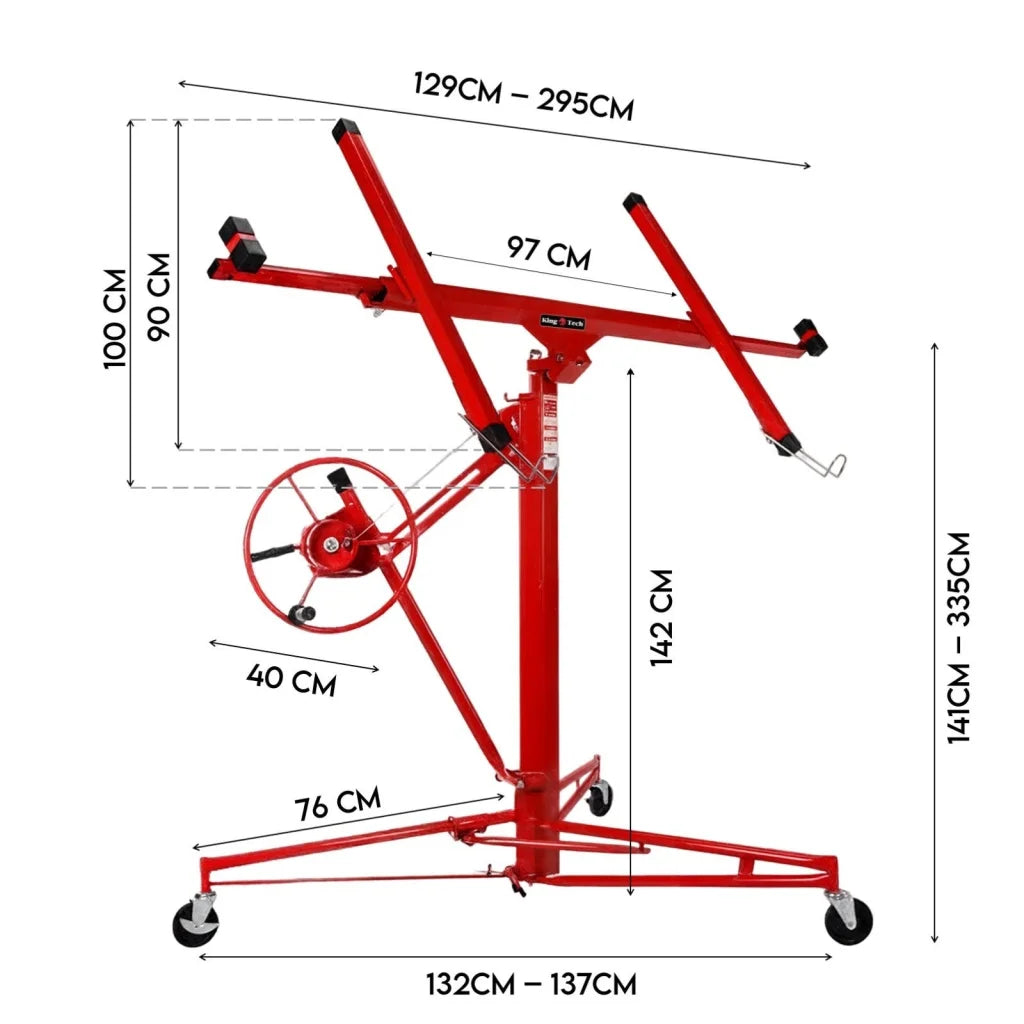 Drywall Panel Lifter 11FT Gyprock Plasterboard Sheet Board