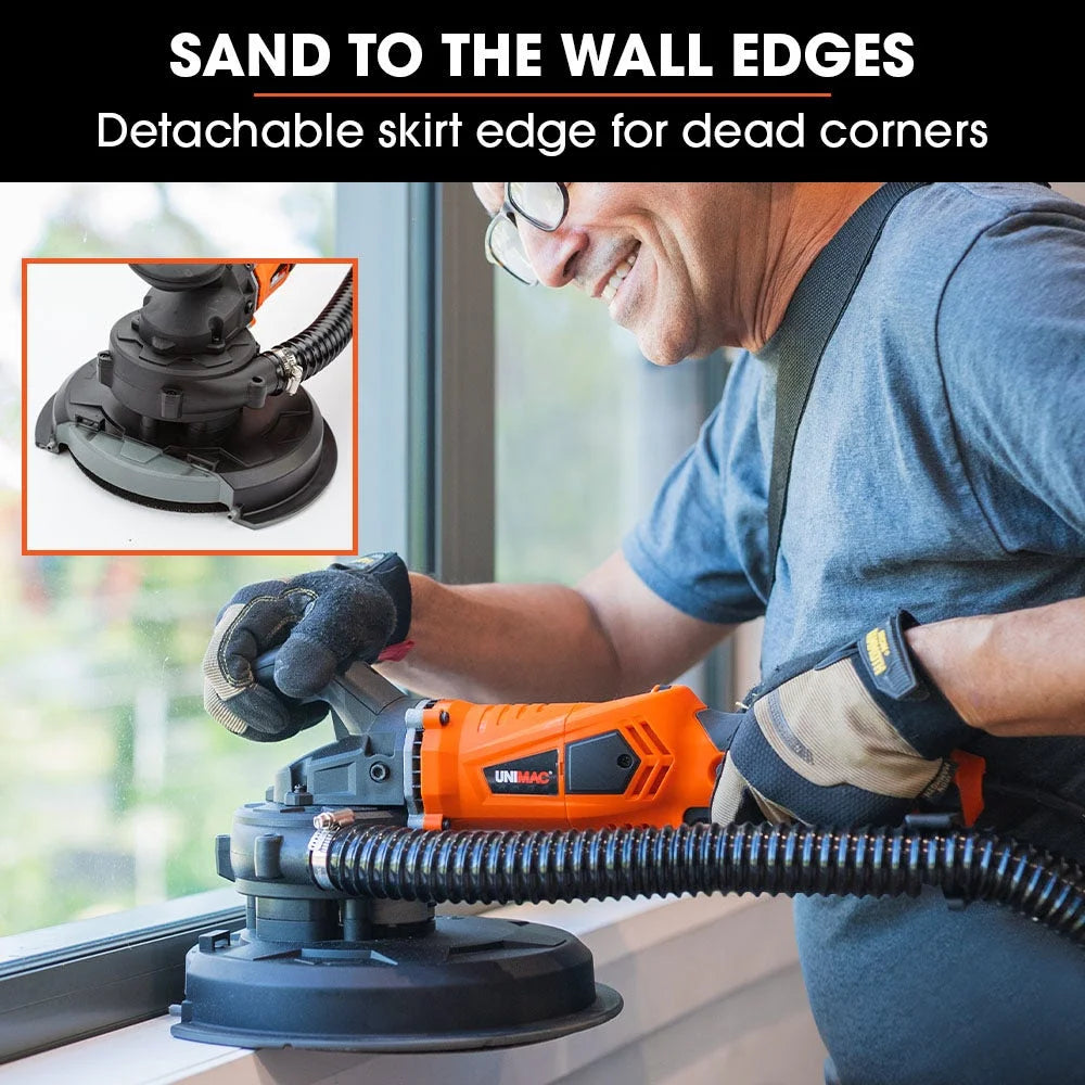 Drywall Sander Plaster Automatic Wall Gyprock Vacuum System