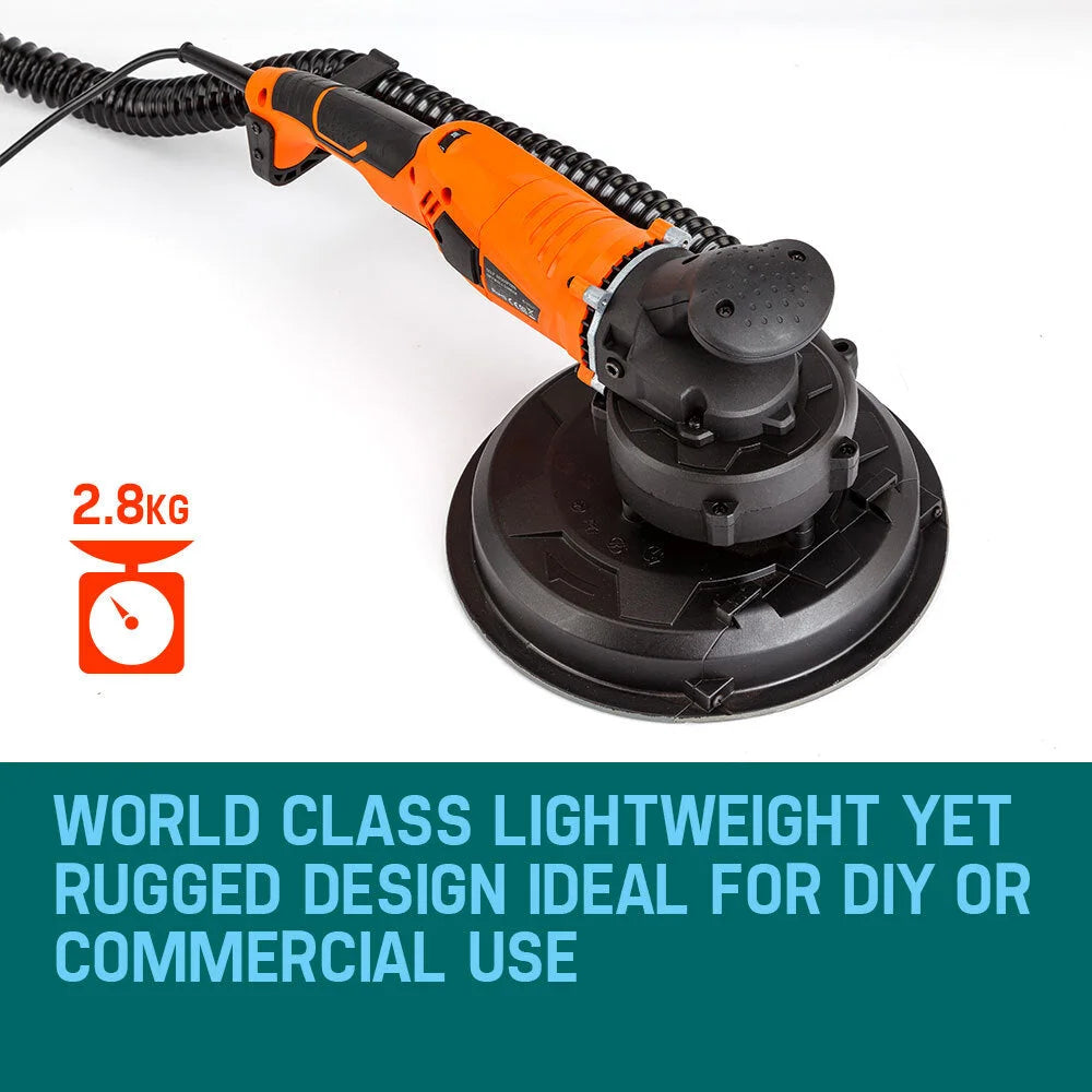 Drywall Sander Plaster Automatic Wall Gyprock Vacuum System