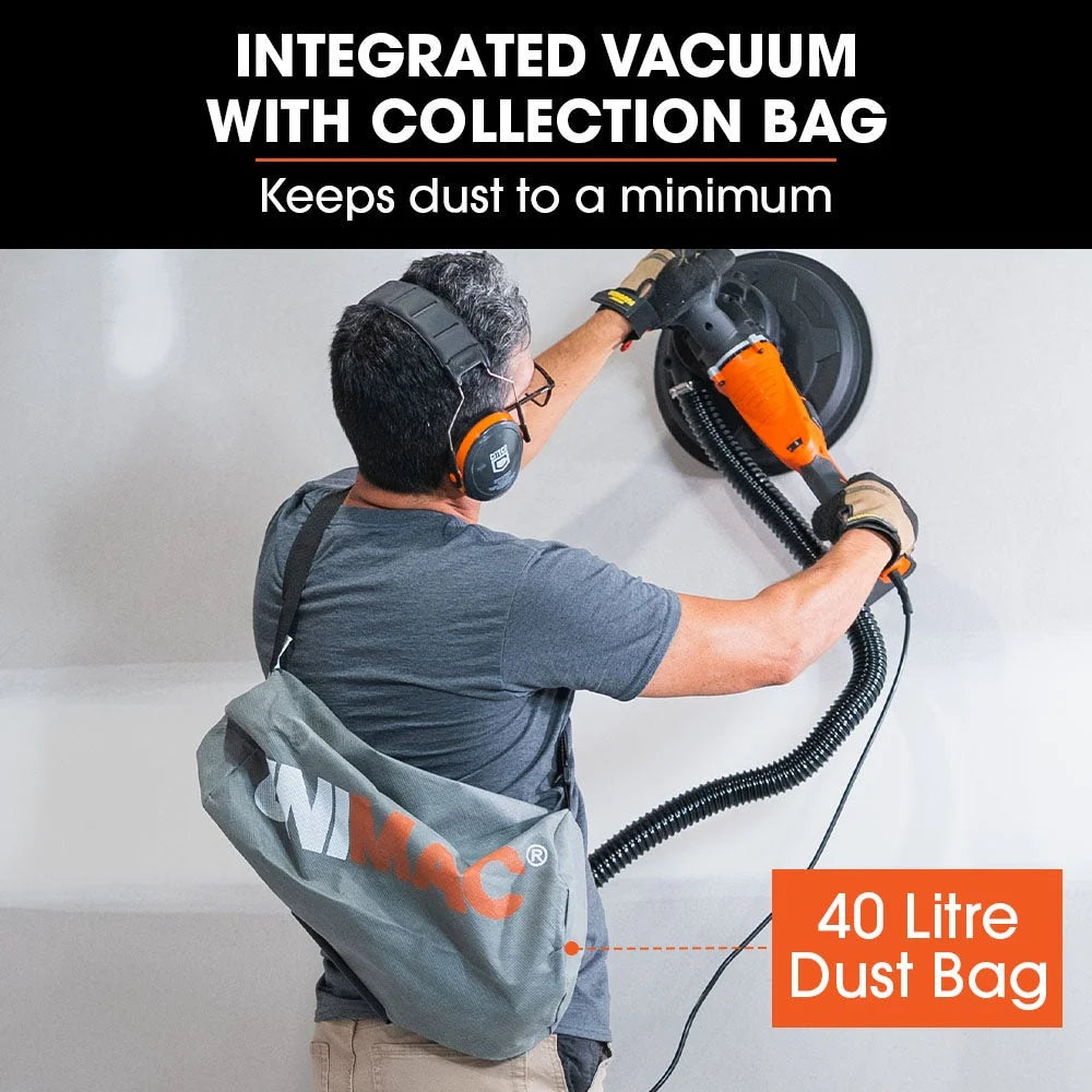 Drywall Sander Plaster Automatic Wall Gyprock Vacuum System