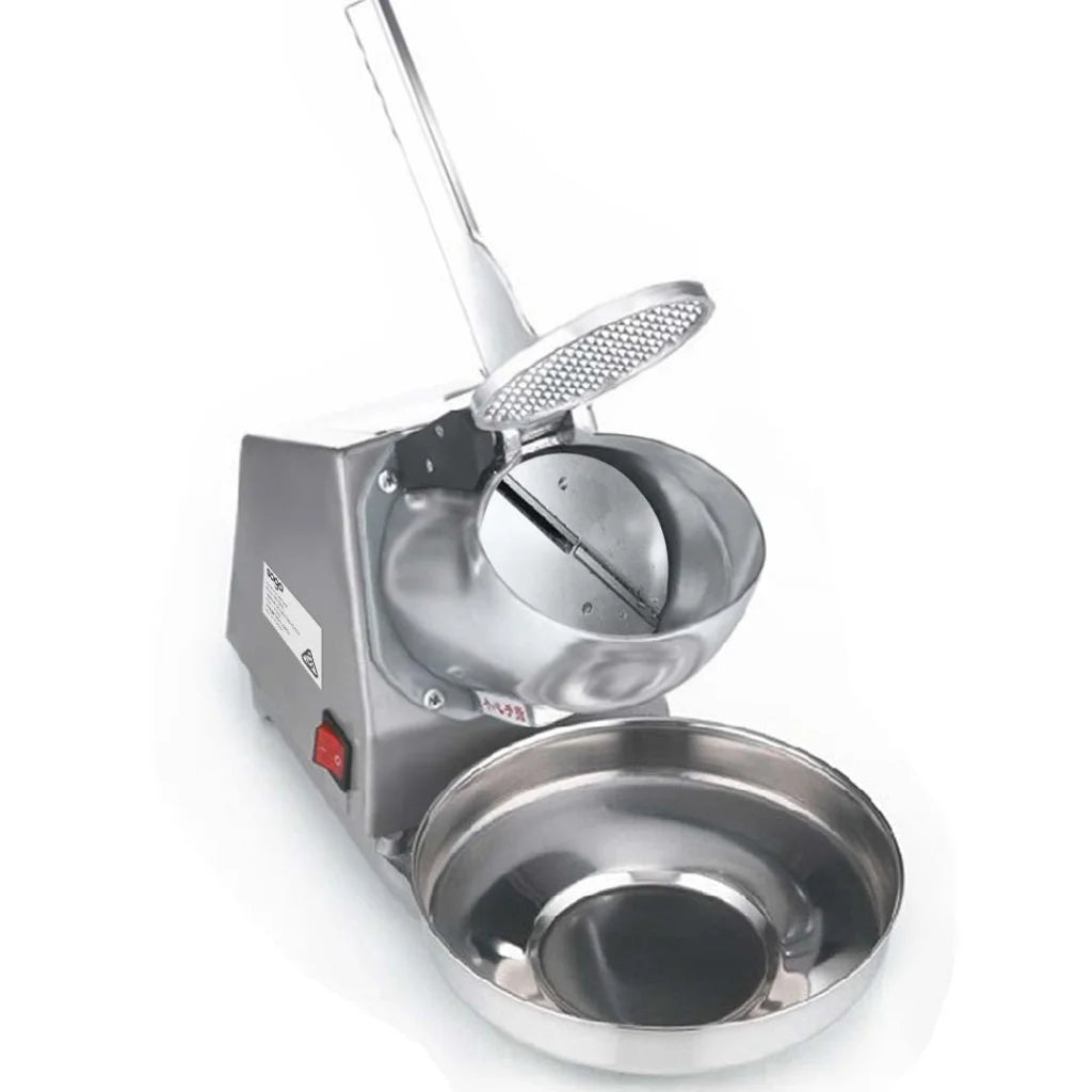 Dual Blade Ice Shaver Stainless Steel Ice Crusher Slicer Machine - Commercial - Premium