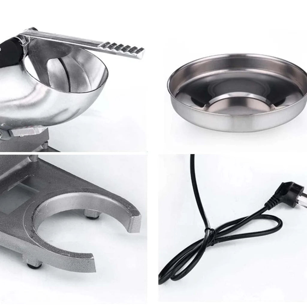 Dual Blade Ice Shaver Stainless Steel Ice Crusher Slicer Machine - Commercial - Premium