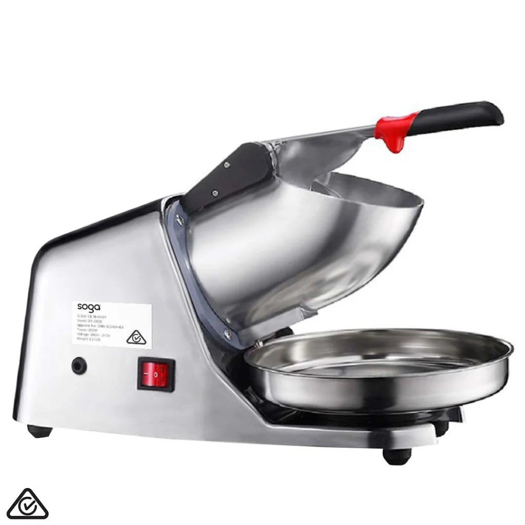 Dual Blade Ice Shaver Stainless Steel Ice Crusher Slicer Machine - Commercial - Premium