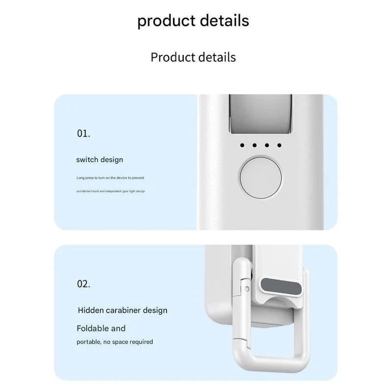 Dual-Blade Portable Neck Fan - Rechargeable USB Fan