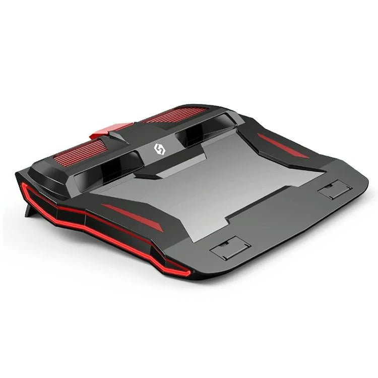 Dual Fan Laptop Radiator - Red Light-1915197490378969095