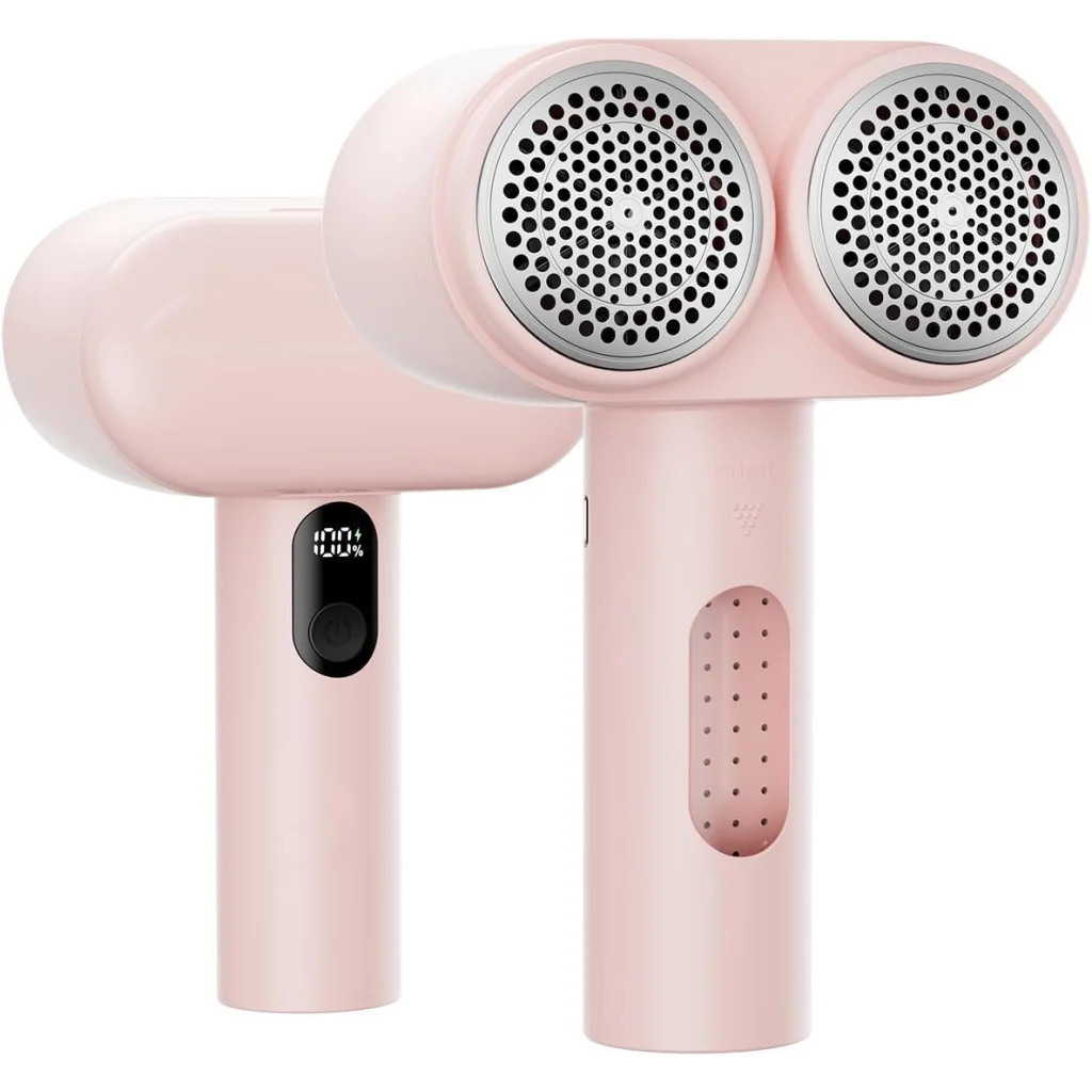 Dual-Head Electric Lint Remover - USB-C Rechargeable LED
