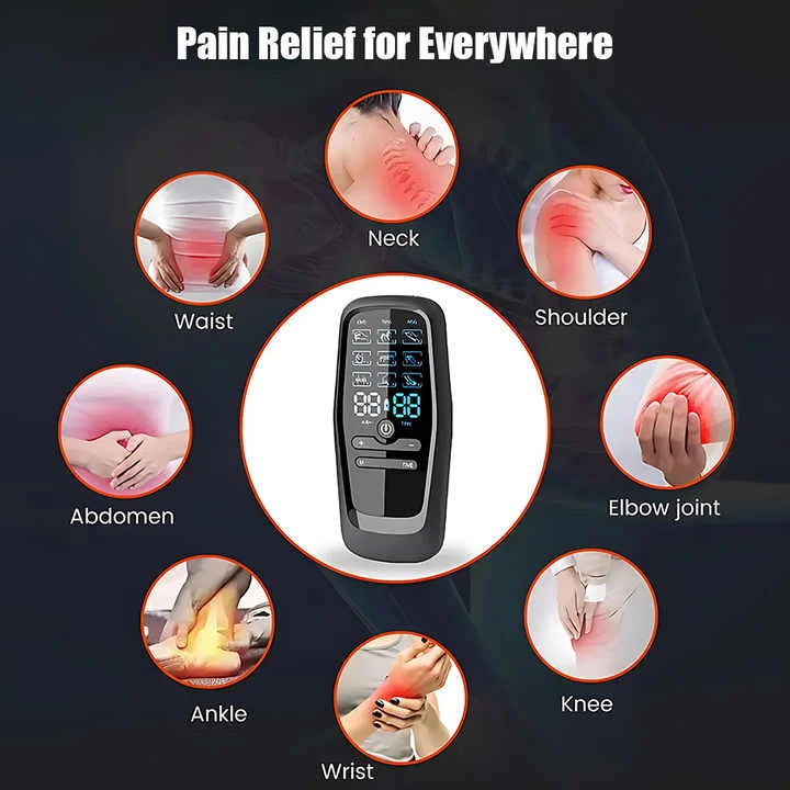Dual Output EMS/TENS Massage Device with 9 Modes and Type-C