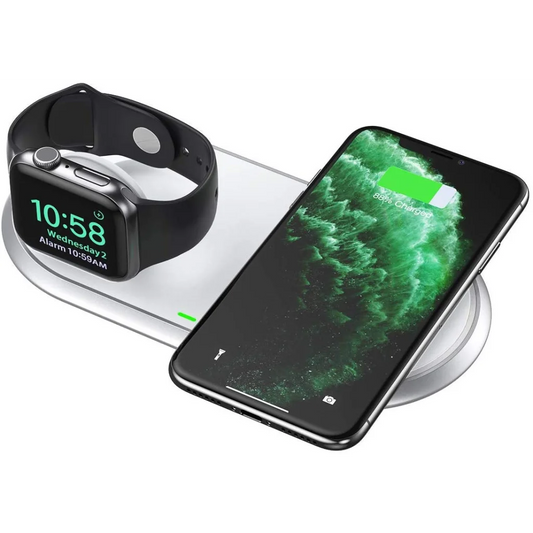 Dual Wireless Charger Pad 2-in-1 (MFI Certified) CHOETECH