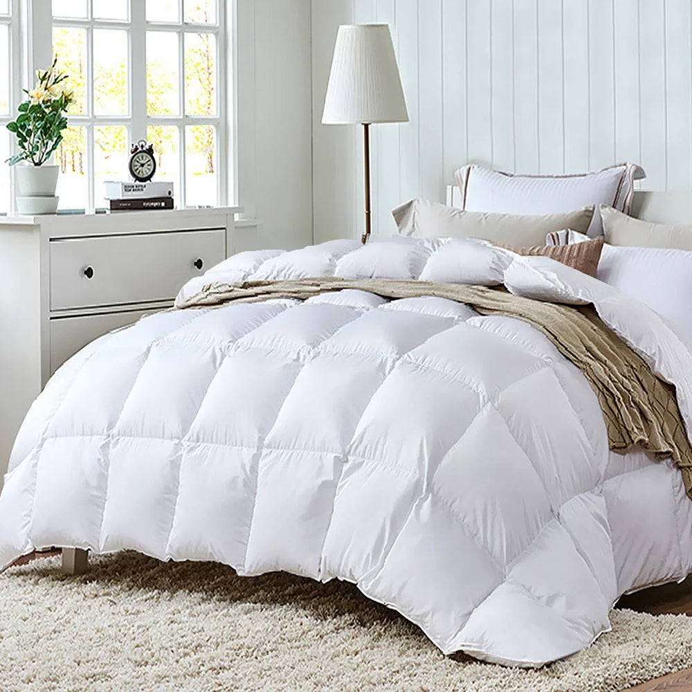 Duck Down Quilt Lightweight Super King - Giselle Bedding