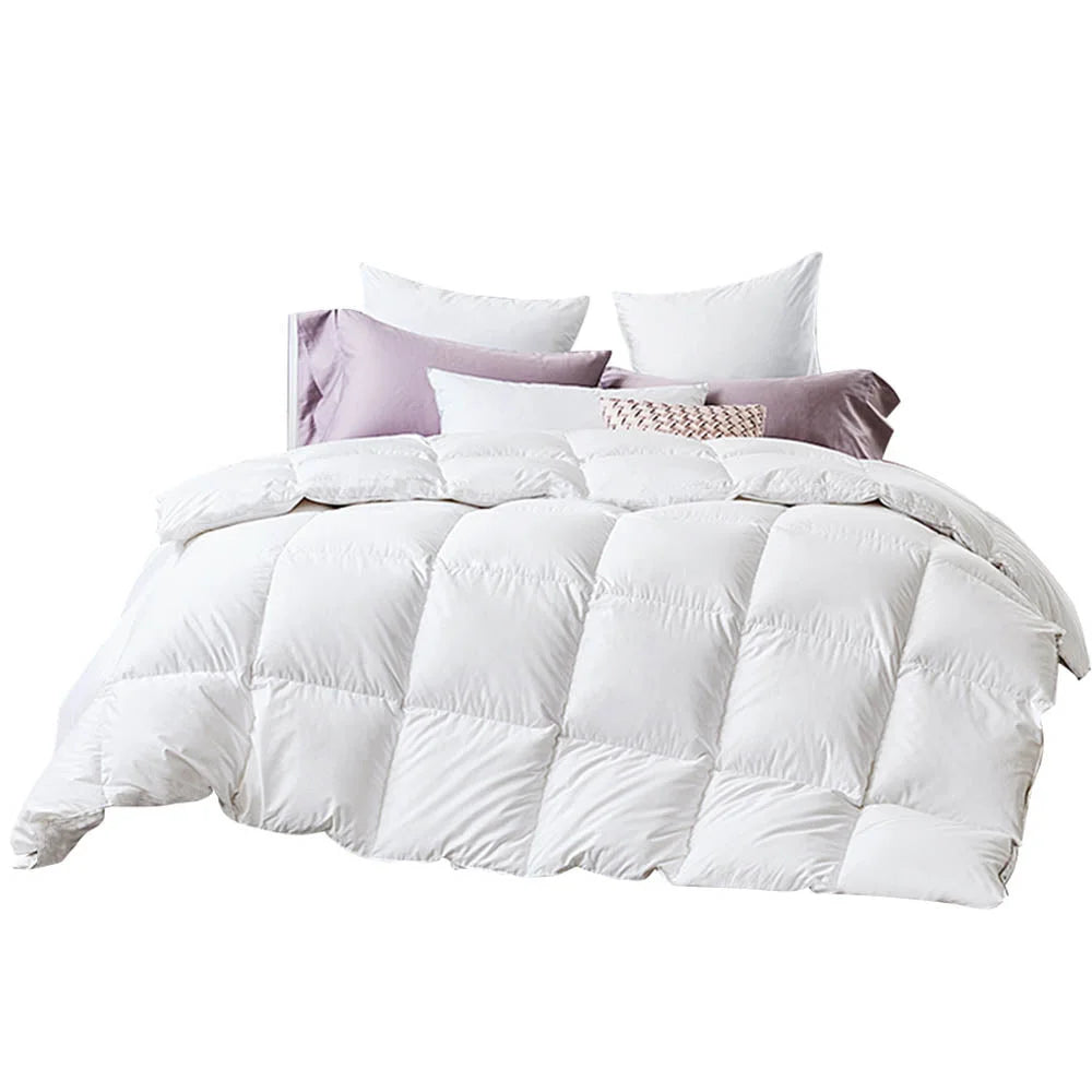 Duck down quilt with queen size bedding feathers