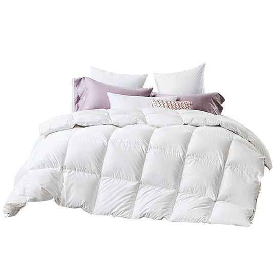 Duck down quilt with queen size bedding feathers