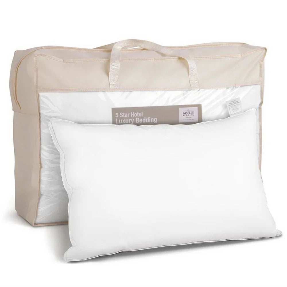 Duck Feather Down Pillows (Twin Pack) - Bedding