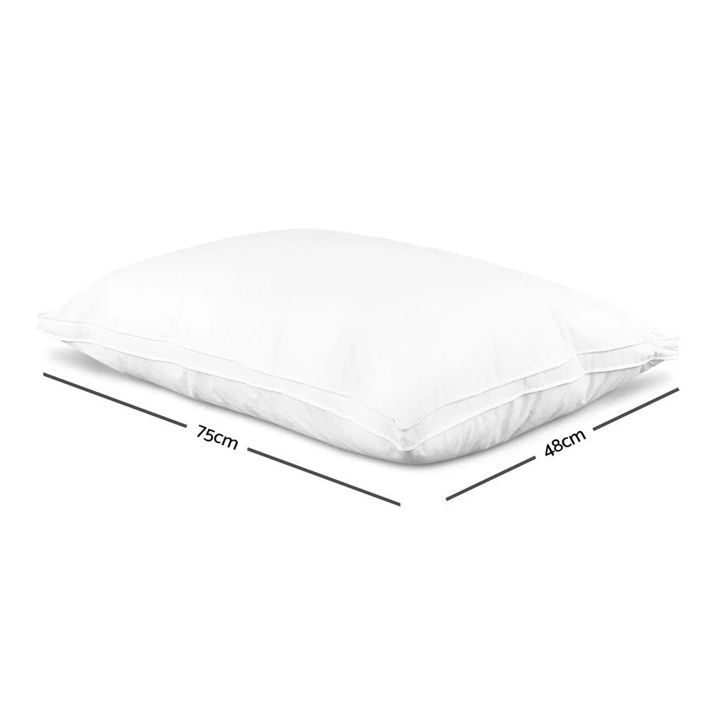 Duck Feather Down Pillows (Twin Pack) - Bedding