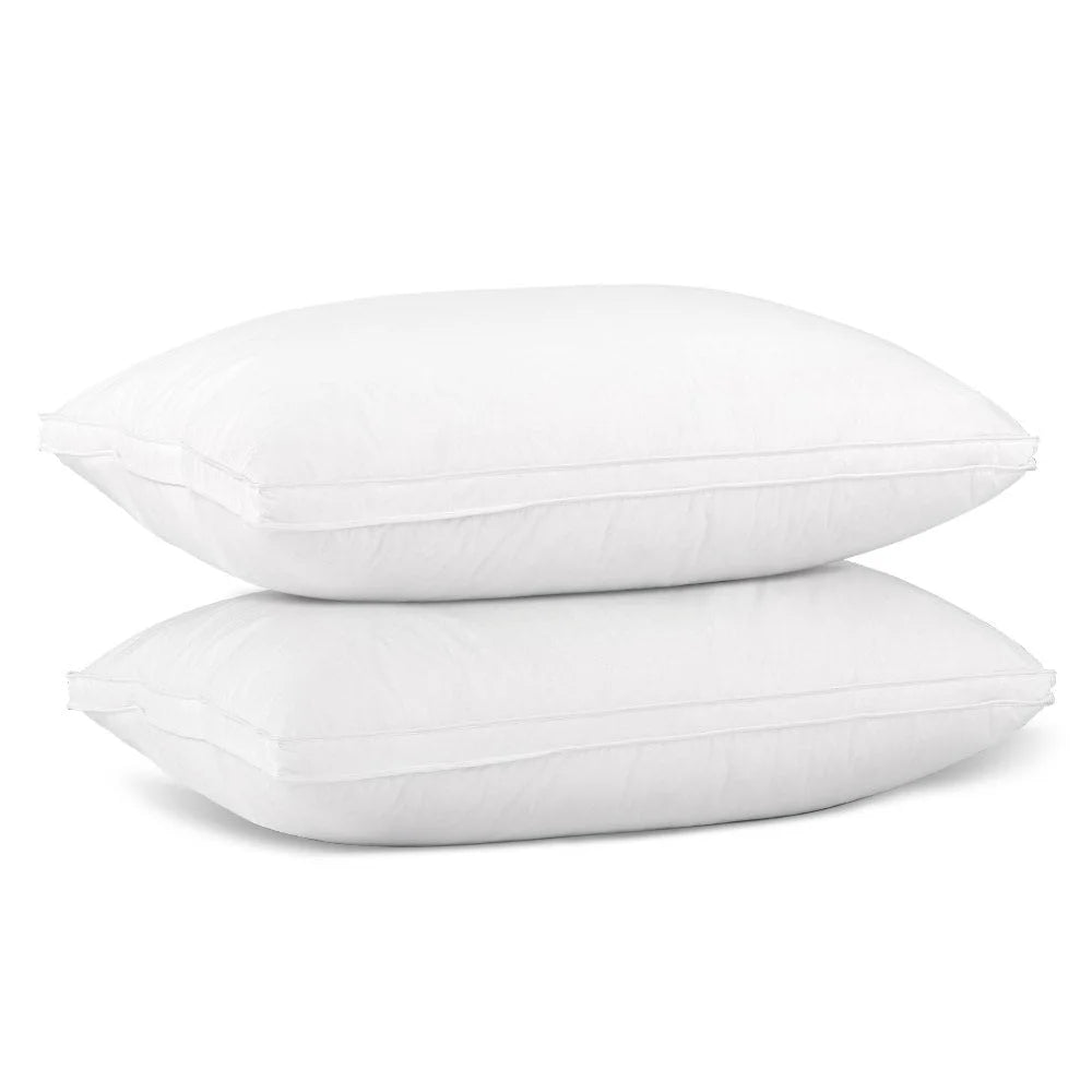 Duck Feather Down Pillows (Twin Pack) - Bedding