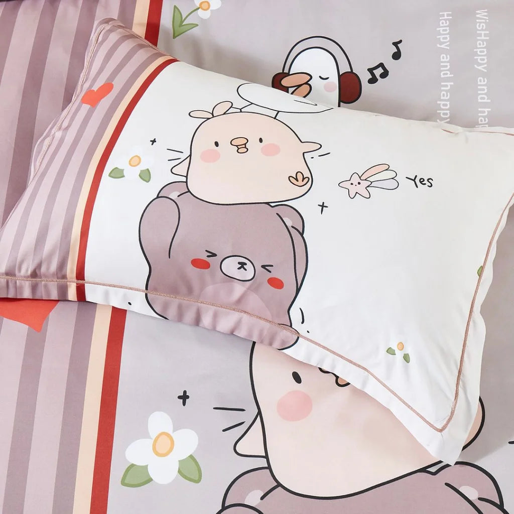 Duck Kids Quilt Cover Set - Single Size - Home & Garden
