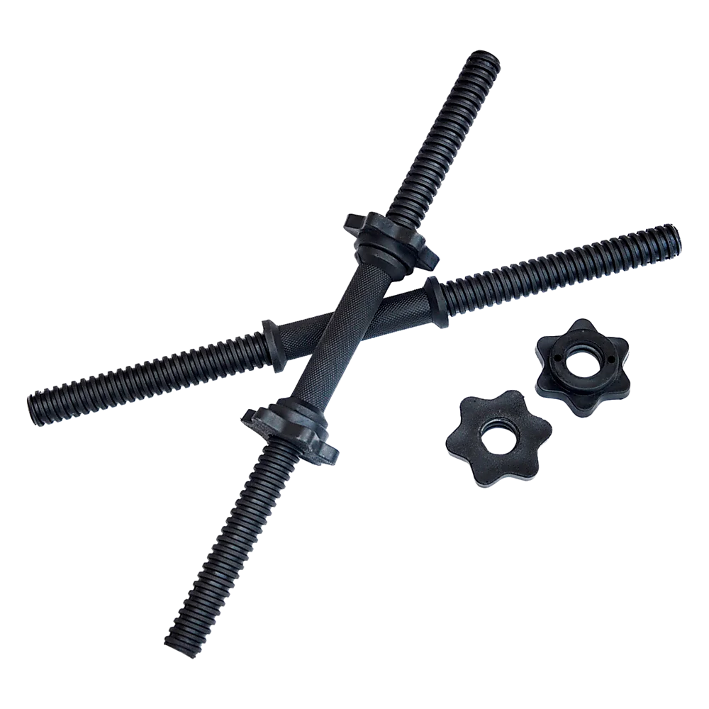 Dumbbell Bar 45cm - 1 Pair 25mm Diameter PVC Coated